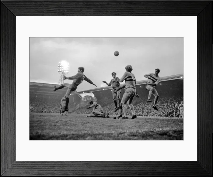 Framed Print : Liverpool v. West Ham. Action from the match. The final score was a two nil victory to Framed Print : Liverpool v. West Ham. Action from the match. The final score was a two nil victory to