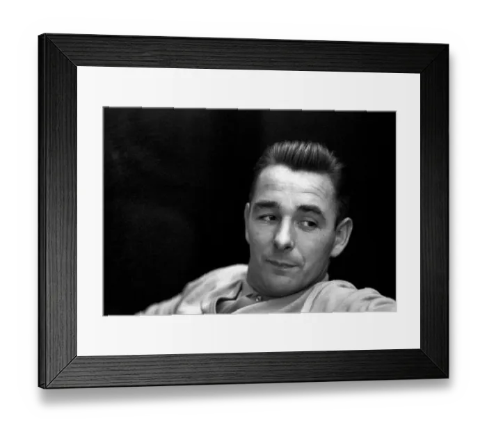 Framed Print : Sport: Football: Derby manager Brian Clough ponders the league cup draw the morning after