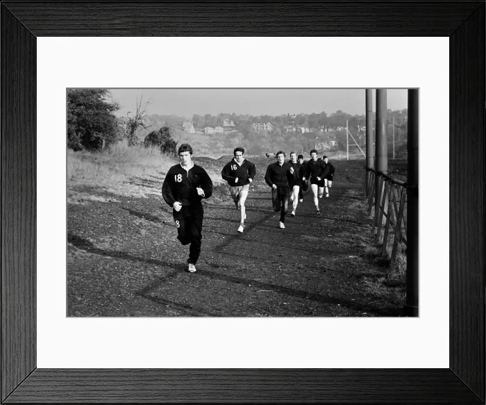 Framed Print : Manchester united players have never trained so hard as they do now Framed Print : Manchester united players have never trained so hard as they do now