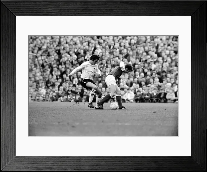 Framed Print : English League Division One match at Highbury Arsenal 4 v Derby County 0
