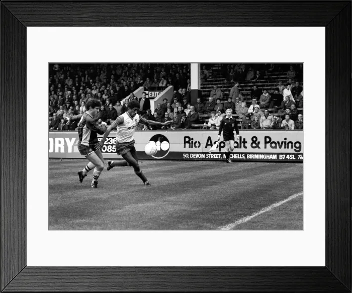 Framed Print : English League Division One match at Villa Park Aston Villa 1 v Stoke City 1 Framed Print : English League Division One match at Villa Park Aston Villa 1 v Stoke City 1