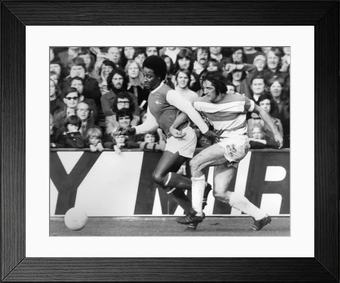 Framed Print : English League Division One match Queens Park Rangers 2 v. Arsenal 0 Framed Print : English League Division One match Queens Park Rangers 2 v. Arsenal 0