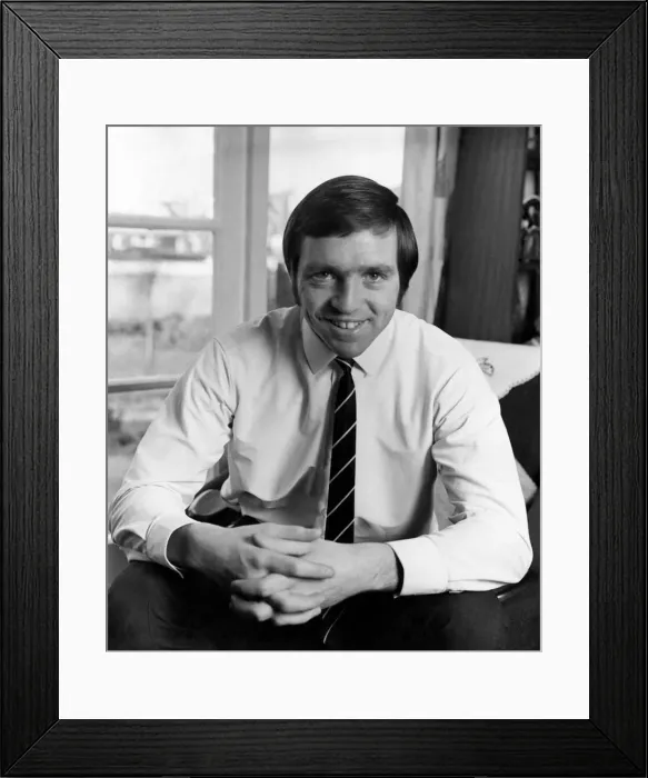 Framed Print : Jeff Astle the West Bromwich Albion and England star pictured at home. March 1970 P016902 Framed Print : Jeff Astle the West Bromwich Albion and England star pictured at home. March 1970 P016902