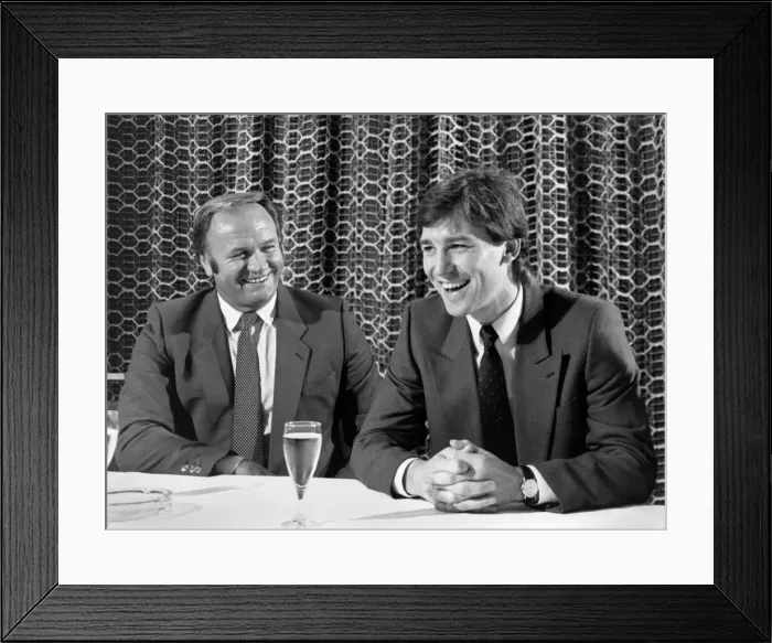 Framed Print : England and Manchester United skipper Bryan Robson joined the millionaire set after