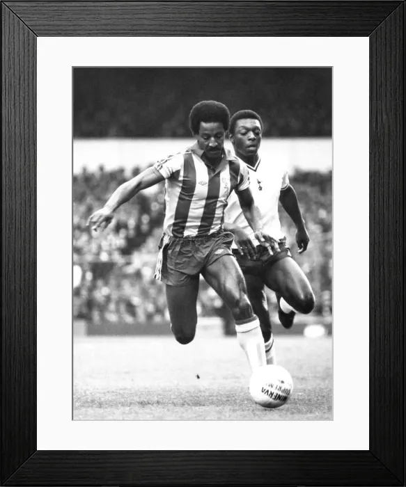 Framed Print : English League Division One match at White Hart Lane. Tottenham Hotspur 1 v West Framed Print : English League Division One match at White Hart Lane. Tottenham Hotspur 1 v West