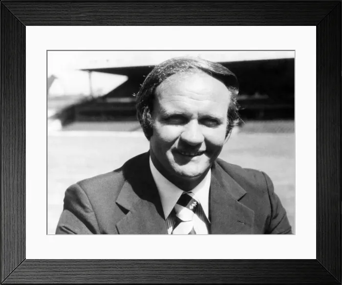 Framed Print : Ron Atkinson. Manager of West Bromwich Albion August 1978 P017061 Framed Print : Ron Atkinson. Manager of West Bromwich Albion August 1978 P017061