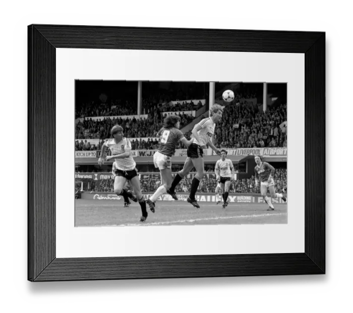 Framed Print : English League Division One match. Everton 1 v Ipswich Town 1. May 1983 MF11-28-029