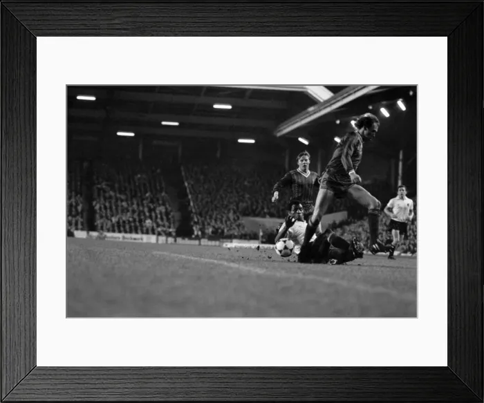 Framed Print : English League Division One match at Anfield. Liverpool 3 v Watford 1