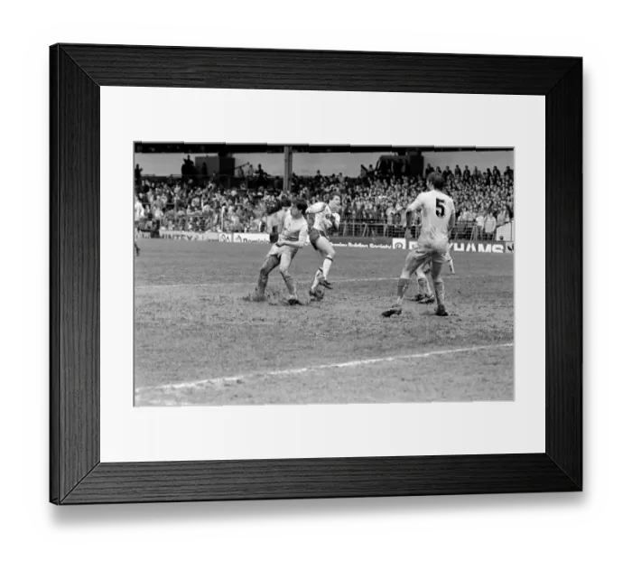 Framed Print : English League Division Two match. Bolton Wanderers 0 v Chelsea 1. May 1983 MF11-27-037