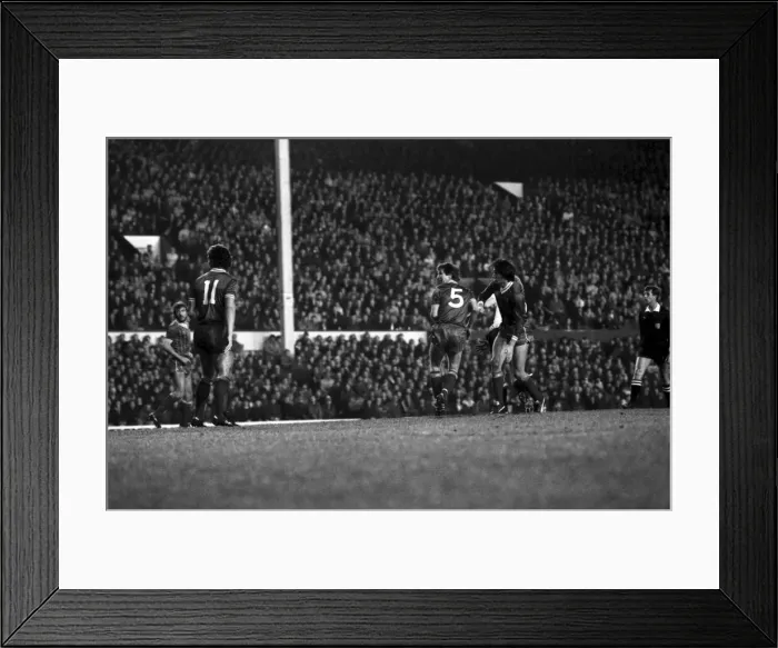 Framed Print : English League Division One match at Anfield. Liverpool 3 v Watford 1