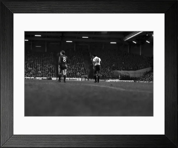 Framed Print : English League Division One match at Anfield. Liverpool 3 v Watford 1