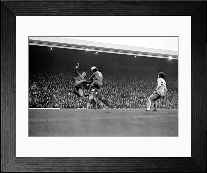Framed Print : English League Division One match at Anfield Liverpool 2 v West Ham United 0 Framed Print : English League Division One match at Anfield Liverpool 2 v West Ham United 0