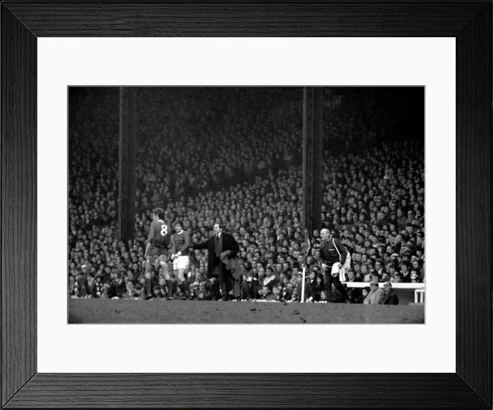 Framed Print : Sport: Football: Manchester United v. Chelsea. Action from the match Framed Print : Sport: Football: Manchester United v. Chelsea. Action from the match