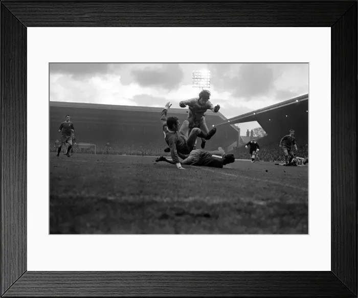 Framed Print : English League Division One match at Anfield Liverpool 2 v West Ham United 0 Framed Print : English League Division One match at Anfield Liverpool 2 v West Ham United 0