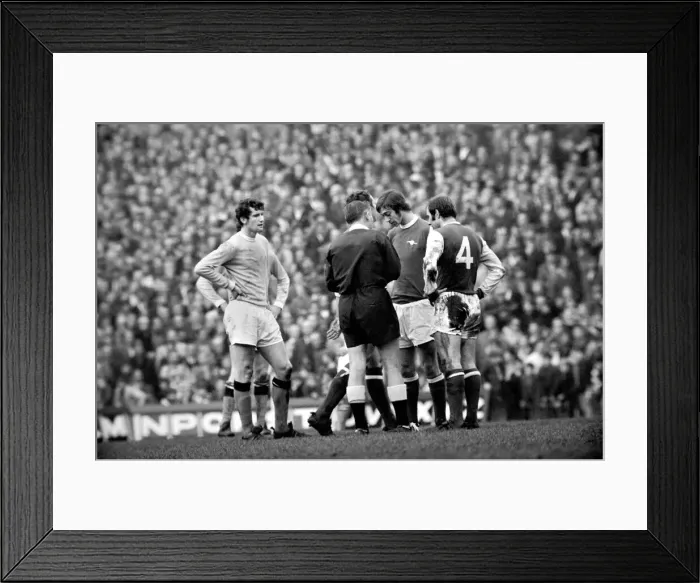 Framed Print : Sport Football. Arsenal vs. Manchester City. November 1969 Z11279-027