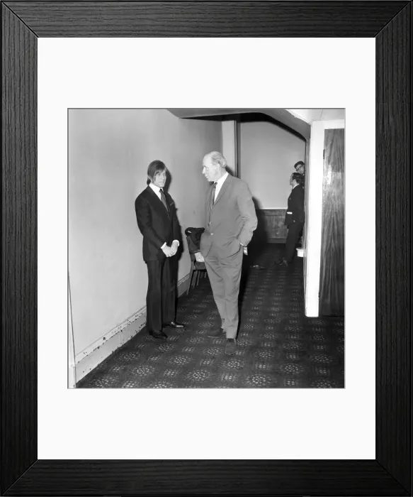 Framed Print : John Fitzpatrick, Manchester United fullback awaits the FA hearing on a disciplinary Framed Print : John Fitzpatrick, Manchester United fullback awaits the FA hearing on a disciplinary
