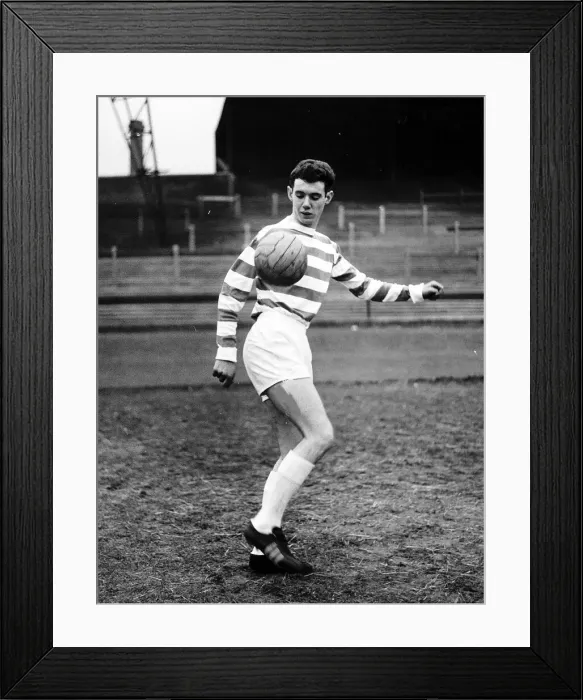 Framed Print : George Connelly Celtic footballer aged 16 years old February 1966 juggling ball Parkhead Framed Print : George Connelly Celtic footballer aged 16 years old February 1966 juggling ball Parkhead