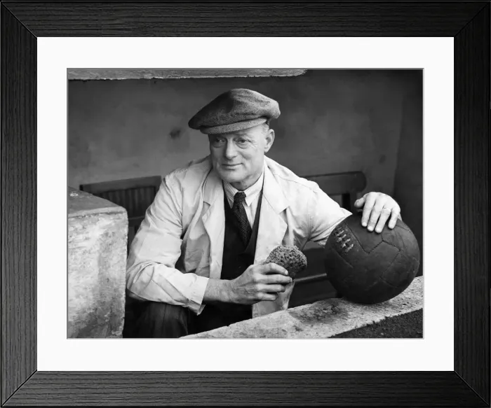 Framed Print : Jimmy Seddon the assistant trainer of Liverpool AFC. April 1953 P009422 Framed Print : Jimmy Seddon the assistant trainer of Liverpool AFC. April 1953 P009422