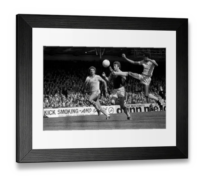 Framed Print : Division One Football 1980  /  81 Season. Aston Villa v Nottingham Forest, Villa Park