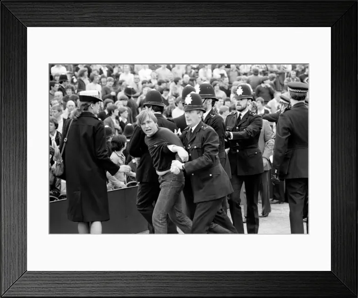 Framed Print : Division One Football 1980 / 81 Season. Arsenal v Leeds United Highbury Framed Print : Division One Football 1980 / 81 Season. Arsenal v Leeds United Highbury
