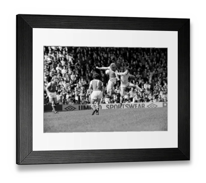 Framed Print : Division One Football 1980  /  81 Season Arsenal v Leeds United, Highbury