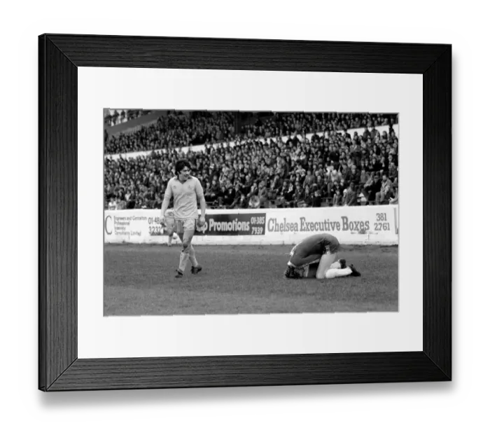 Framed Print : Division Two Football 1980 / 81 Season. Chelsea v Cardiff, Stamford Bridge Framed Print : Division Two Football 1980 / 81 Season. Chelsea v Cardiff, Stamford Bridge