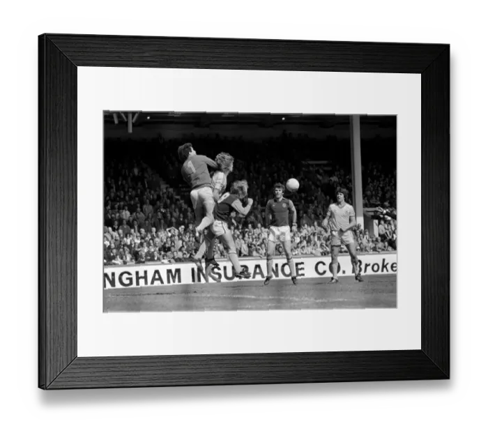 Framed Print : Division One Football 1980 / 81 Season. Aston Villa v Nottingham Forest, Villa Park Framed Print : Division One Football 1980 / 81 Season. Aston Villa v Nottingham Forest, Villa Park