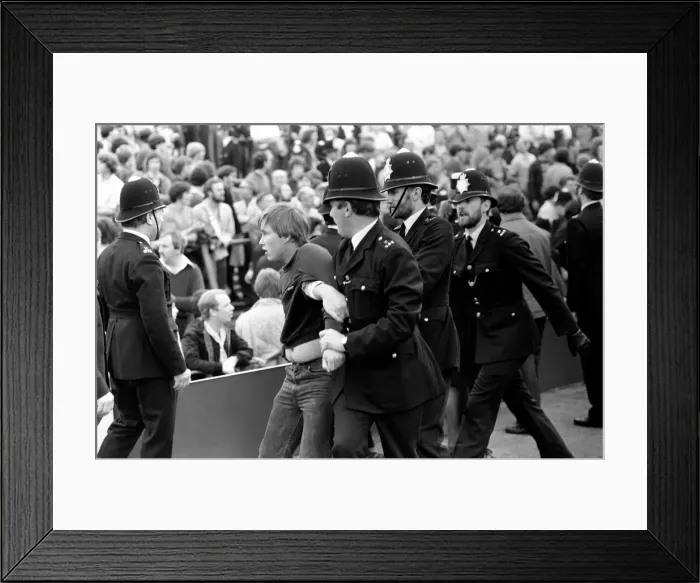 Framed Print : Division One Football 1980 / 81 Season. Arsenal v Leeds United Highbury Framed Print : Division One Football 1980 / 81 Season. Arsenal v Leeds United Highbury