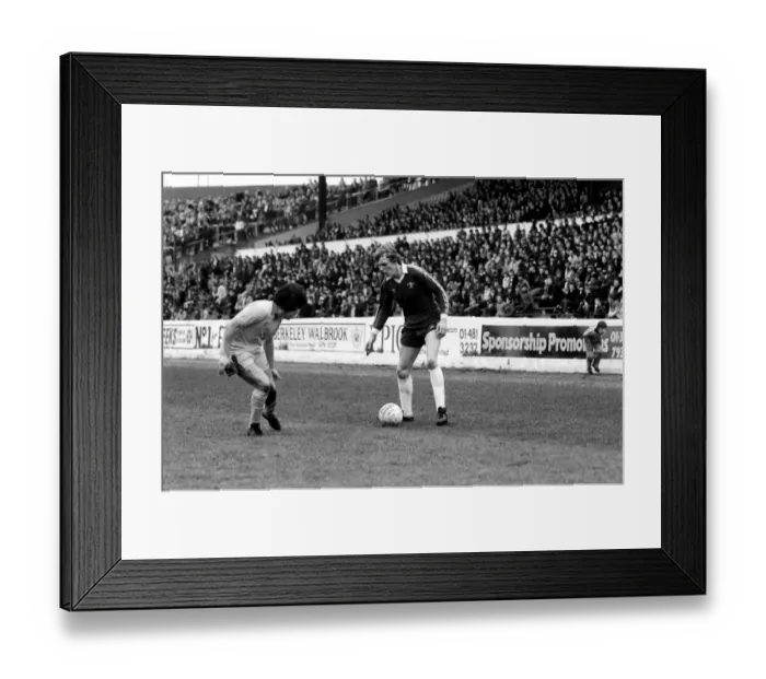 Framed Print : Division Two Football 1980  /  81 Season. Chelsea v Cardiff, Stamford Bridge