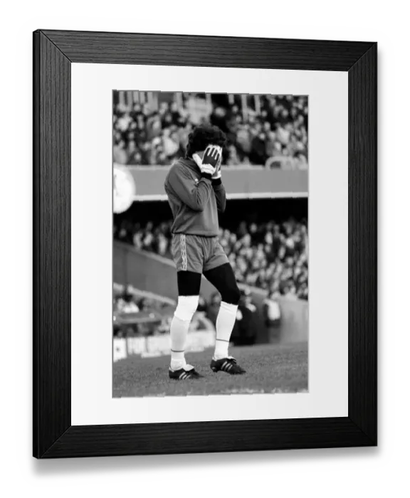 Framed Print : Division Two Football 1980  /  81 Season. Chelsea v Swansea, Stamford Bridge