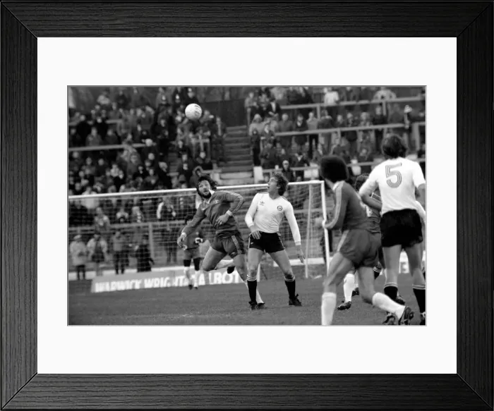 Framed Print : Division Two Football 1980 / 81 Season. Chelsea v Swansea, Stamford Bridge Framed Print : Division Two Football 1980 / 81 Season. Chelsea v Swansea, Stamford Bridge