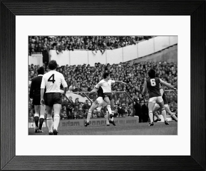 Framed Print : Division One Football 1980 / 81 Season. Tottenham Hotspur v Aston Villa, White Hart Lane Framed Print : Division One Football 1980 / 81 Season. Tottenham Hotspur v Aston Villa, White Hart Lane