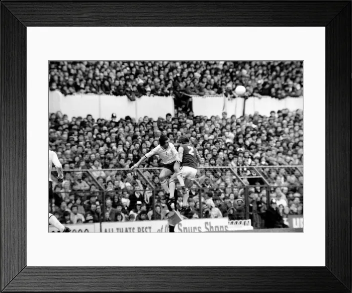 Framed Print : Division One Football 1980 / 81 Season. Tottenham Hotspur v Aston Villa, White Hart Lane Framed Print : Division One Football 1980 / 81 Season. Tottenham Hotspur v Aston Villa, White Hart Lane