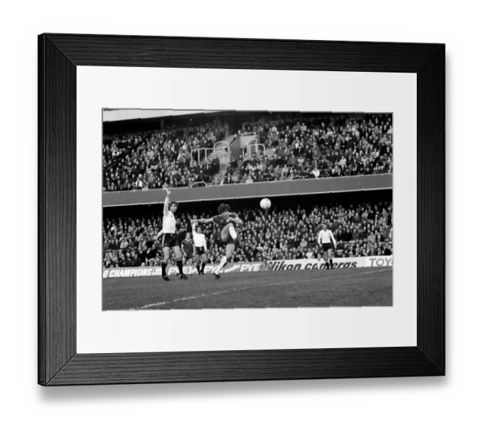 Framed Print : Division Two Football 1980  /  81 Season. Chelsea v Swansea, Stamford Bridge