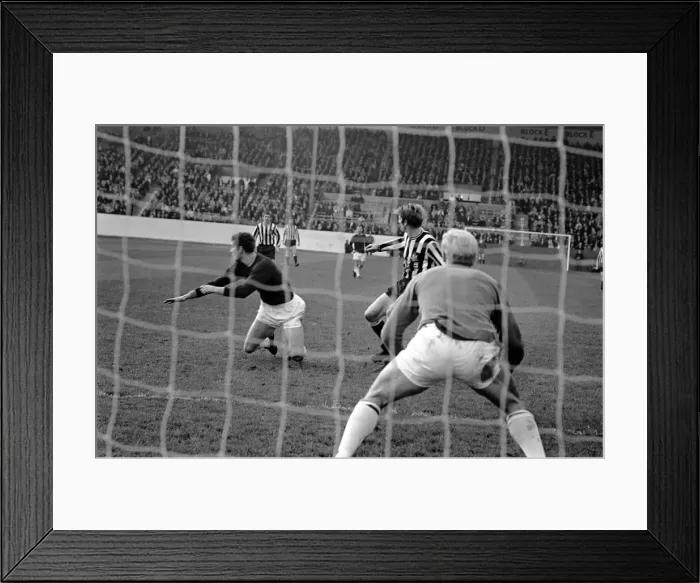 Framed Print : Burnley v. Newcastle. Action from match. November 1969 Z10626-008 Framed Print : Burnley v. Newcastle. Action from match. November 1969 Z10626-008
