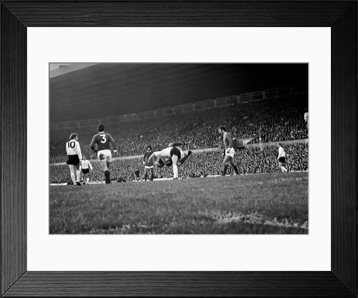 Framed Print : Sport: Football: Manchester United v. Stoke City. Action from the match Framed Print : Sport: Football: Manchester United v. Stoke City. Action from the match