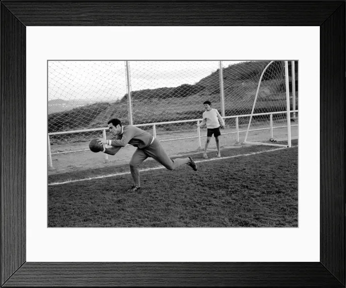 Framed Print : Sport Football: Newcastle United training in Portugal before their Fairs Cup European Framed Print : Sport Football: Newcastle United training in Portugal before their Fairs Cup European