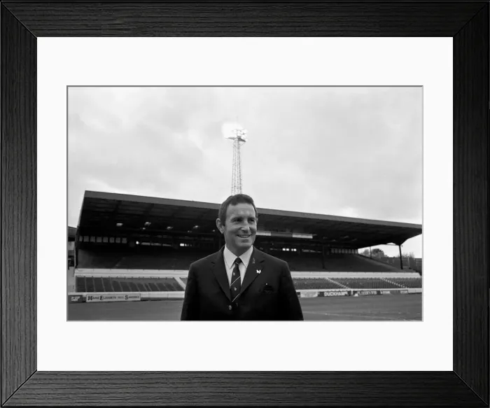Framed Print : Sport. Football. Londons most successful First Division Manager, Dave Sexton