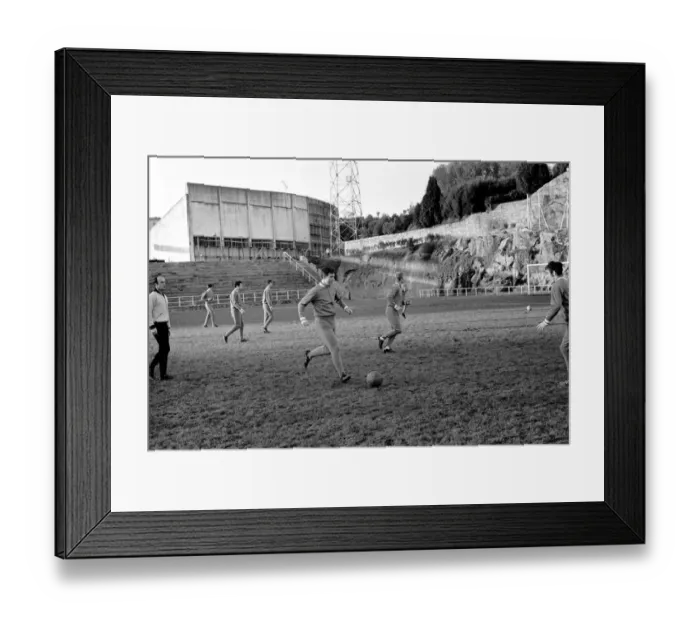 Framed Print : Sport Football: Newcastle United training in Portugal before their Fairs Cup European Framed Print : Sport Football: Newcastle United training in Portugal before their Fairs Cup European
