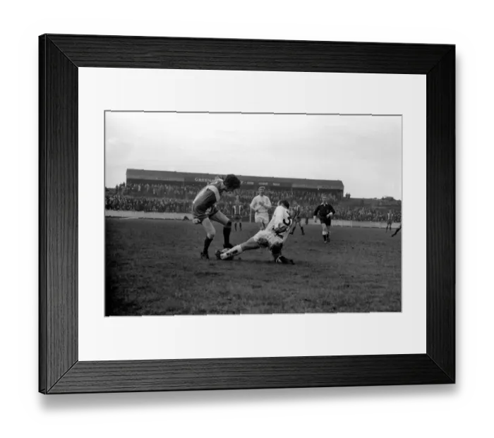 Framed Print : Wigan v Port Vale FA Cup Round One 1969 / 70 Season Vale full back Wilson Framed Print : Wigan v Port Vale FA Cup Round One 1969 / 70 Season Vale full back Wilson