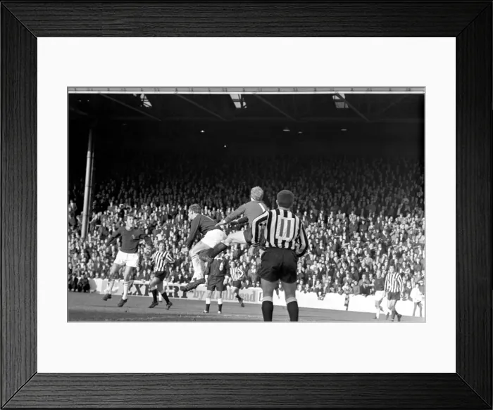 Framed Print : Burnley v. Newcastle. Action from match. November 1969 Z10626-011 Framed Print : Burnley v. Newcastle. Action from match. November 1969 Z10626-011