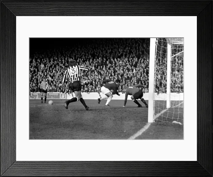 Framed Print : Burnley v. Newcastle. Action from match. November 1969 Z10626-006