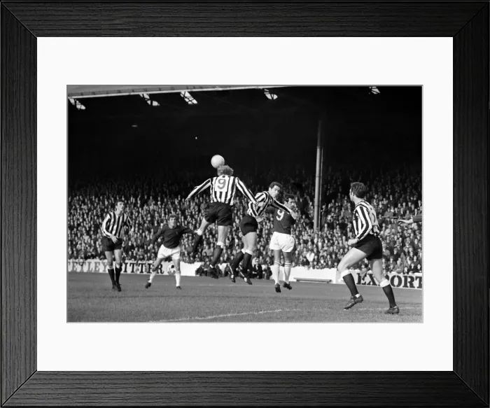 Framed Print : Burnley v. Newcastle. Action from match. November 1969 Z10626-013 Framed Print : Burnley v. Newcastle. Action from match. November 1969 Z10626-013