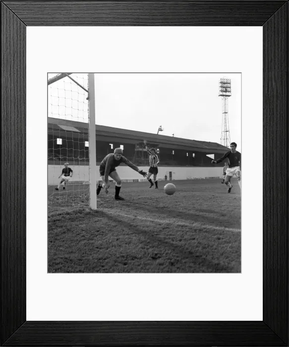 Framed Print : English League Division One match. Burnley 0 v Newcastle United 1 Framed Print : English League Division One match. Burnley 0 v Newcastle United 1