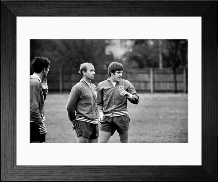 Framed Print : Sport Football: England training at Roehampton today for the match against Holland Framed Print : Sport Football: England training at Roehampton today for the match against Holland