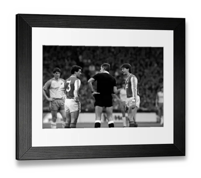 Framed Print : Norwich City 1 v. Arsenal 1. Division One Football. December 1986 LF21-17-005 Framed Print : Norwich City 1 v. Arsenal 1. Division One Football. December 1986 LF21-17-005