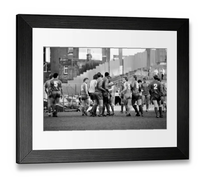 Framed Print : Chelsea 0 v. Wimbledon 4. Division One Football. December 1986 LF21-12-096