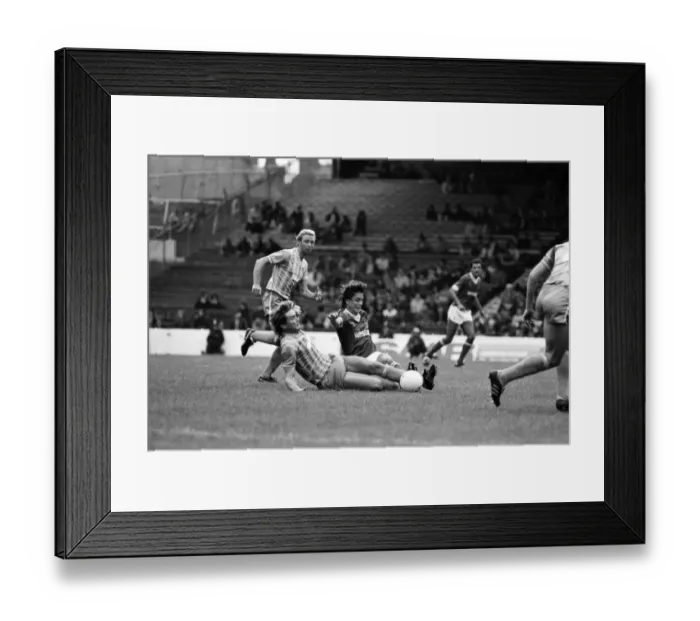 Framed Print : English League Division Two match at Maine Road Manchester City 3 v Barnsley 2 Framed Print : English League Division Two match at Maine Road Manchester City 3 v Barnsley 2