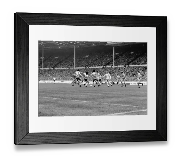 Framed Print : F. A. Cup Final. Manchester City 1 v. Tottenham Hotspur 1. May 1981 MF02-30-117 Framed Print : F. A. Cup Final. Manchester City 1 v. Tottenham Hotspur 1. May 1981 MF02-30-117