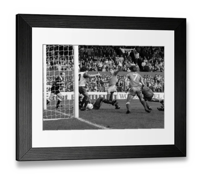 Framed Print : English League Division One match Stoke City 0 v Manchester United 1 Norman